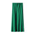 Women’s Elegant Lace-Up Satin Long Skirt in Solid Colors