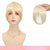 Natural-Looking Clip-In Middle-Part Bangs Extensions