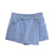 Casual Women's Short-sleeve Denim Top with Mini Short Skirt Set