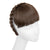 Natural and Realistic Braided Headband with Straight Bangs
