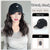Women's Sporty-chic Baseball Cap with Curly Wave Hair Extensions
