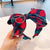 Beautiful Rose Flower Print Headband with Bowknot Design
