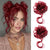 2-Piece Messy Bun with Tendrils Hair Extensions for Women