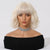 Gorgeous Heat-Resistant Short Wavy Hair Wig with Bangs
