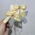 Sweet Fashion Pearl Chain Bow Hair Clips for Little Girls