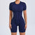 Aesthetic Form-fitting Athletic Sportswear Backless Jumpsuit for Women