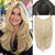Long Layered Clip-In Hair Extensions with V-Shape Style