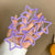 Cute Colorful 5-Pack Star-Design Hollowed Snap Hair Clips Set