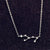 Simple Fashion Zodiac Constellation Necklace for Women