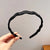 Modern and Stylish Solid Color Wave Pattern Headband