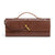 Snakeskin Pattern Top-Handle Long Purse Evening Handbag