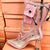 Women's Light-Up Transparent LED Party Boots with High Heels