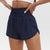 Sporty Women's Quick-Dry Athletic High-waisted Dolphin Shorts