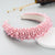 Luxurious Cluster of Glossy Faux Pearls Wide Headband