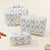 Travel-Friendly 3-Piece Makeup Bag Set with Zipper Closure