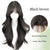 Trendy Korean-inspired Long Straight Hair Wigs with Bangs
