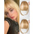 Instant Natural-looking Clip-in Blunt Bangs Hair Extension