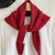 Cozy-chic Vibe Triangular Neckerchief Scarf Collar for Women
