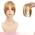 Natural-Looking Clip-In Middle-Part Bangs Extensions