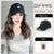 Women's Sporty-chic Baseball Cap with Curly Wave Hair Extensions