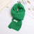 Women's Solid Color Knitted Thick and Warm Winter Scarves