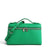 Simple Chic Textured Top Handle Handbag with Double-Zipper Closure