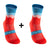 Two Pairs of Sport-Ready Breathable Outdoor Road Cycling Socks