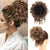 Messy Curly Hair Bun Extensions for Volume and Style