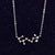 Simple Fashion Zodiac Constellation Necklace for Women