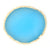 Round Resin Agate Nail Art Palette for Color Mixing