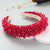 Luxurious Cluster of Glossy Faux Pearls Wide Headband