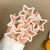 Cute Colorful 5-Pack Star-Design Hollowed Snap Hair Clips Set