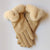 Chic Genuine Leather Gloves with Faux Fur Details for Women