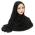 Women's Solid Color Hijab Shawls Perfect for Formal and Casual Wear