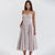 Flattering Sleeveless Pleated Midi Dress for Summer Days