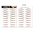 6D Waterproof Long Lasting Natural Hair-Like Eyebrow Tattoos Sticker