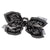 Women's Vintage Paisley Design Hair Claw Clips for Stylish Updos