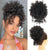 Messy Curly Hair Bun Extensions for Volume and Style