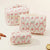 Travel-Friendly 3-Piece Makeup Bag Set with Zipper Closure