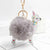 Soft & Cuddly Fluffy Fur Ball Alpaca Keychain Gift Idea