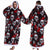 Festive Christmas Holiday Theme Oversized Hooded Blanket