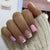 DIY-Friendly 24Pcs Short Square Fake Nails with Glue Set