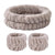 Spa-Ready Elastic Facial Headband and Wrist Strap Set