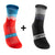 Two Pairs of Sport-Ready Breathable Outdoor Road Cycling Socks