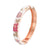 Beautiful Enameled Floral Bangle Bracelets for Women’s Fashion