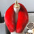Plush Faux Fur Collar Winter Neck Warmer for Women