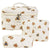 Travel-Friendly 3-Piece Makeup Bag Set with Zipper Closure