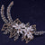 Magnificent Rhinestone Tiara Bridal Hair Clip for Women