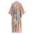 Women's Printed Long Kimono Robe with Belt for Stylish Lounge Wear