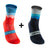 Two Pairs of Sport-Ready Breathable Outdoor Road Cycling Socks